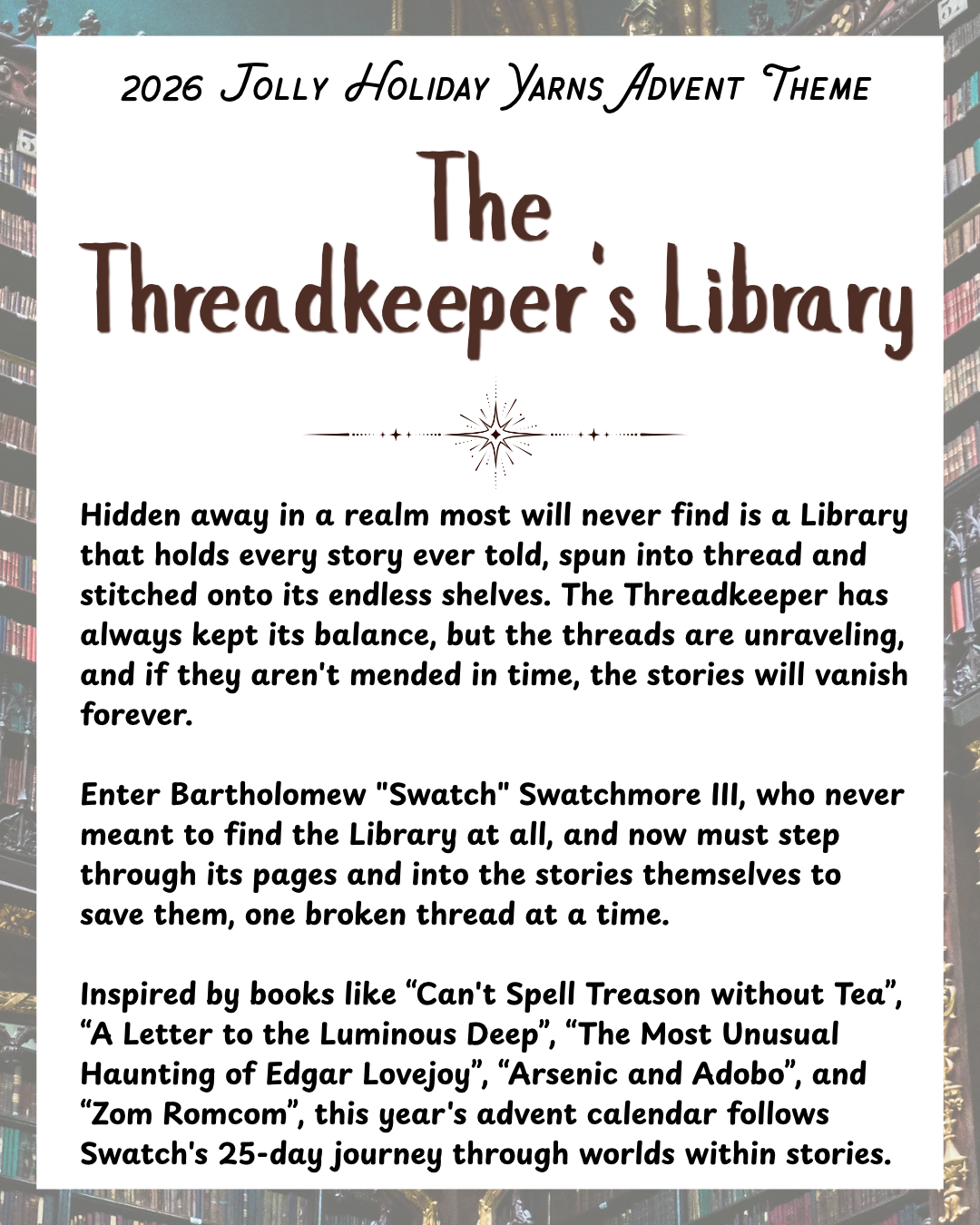 2026 Advent Calendar - The Thread Keepers Library